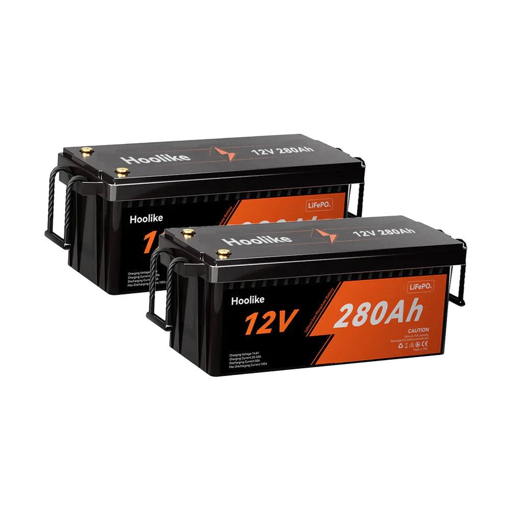 HOOLIKE 12.8V 280Ah Lithium Iron Phosphate (LiFePO4) Battery - Hoolike