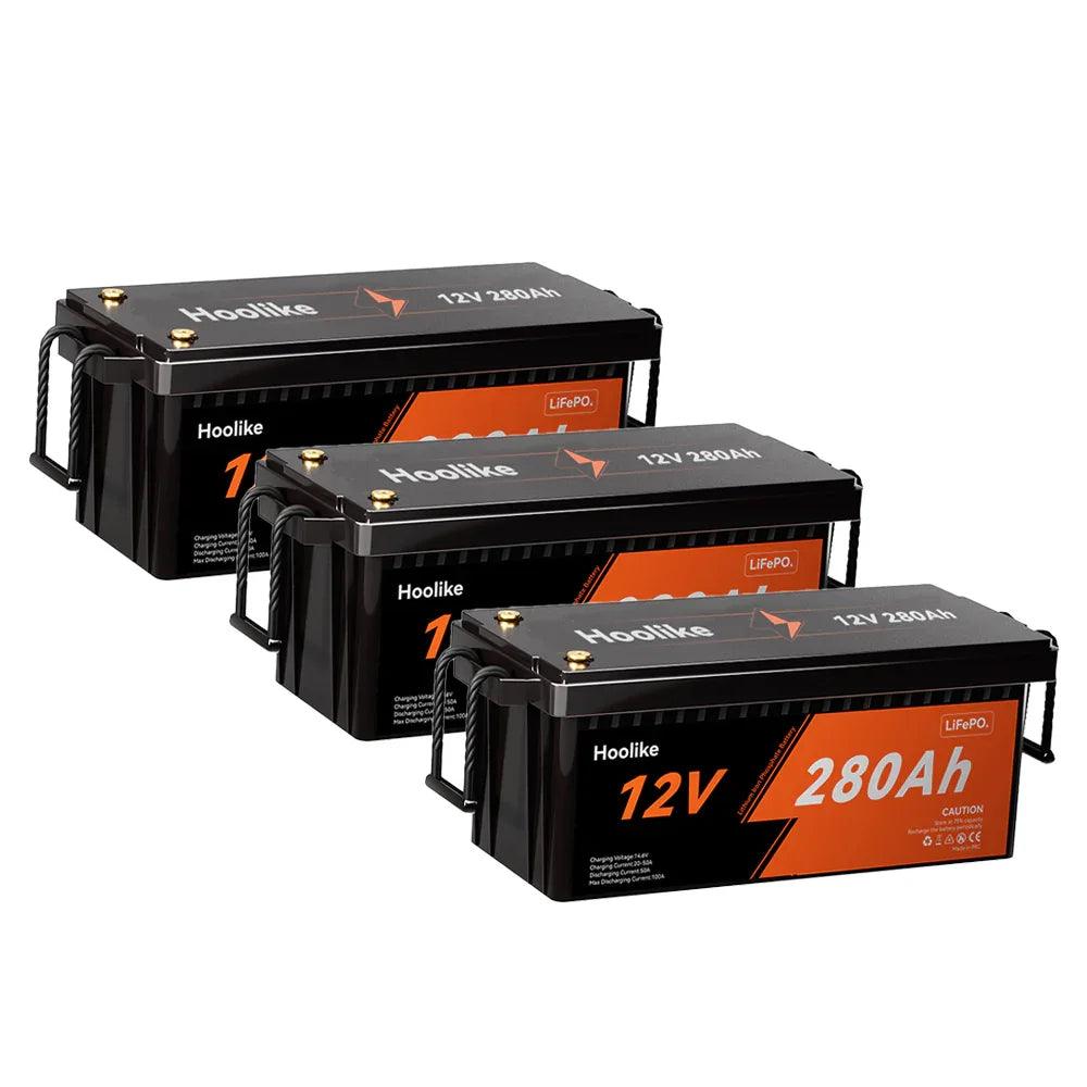 HOOLIKE 12.8V 280Ah Lithium Iron Phosphate (LiFePO4) Battery - Hoolike