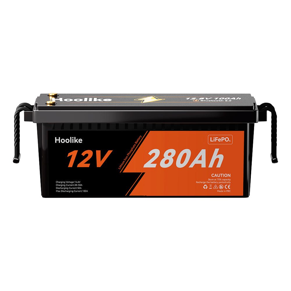 HOOLIKE 12.8V 280Ah Lithium Iron Phosphate (LiFePO4) Battery