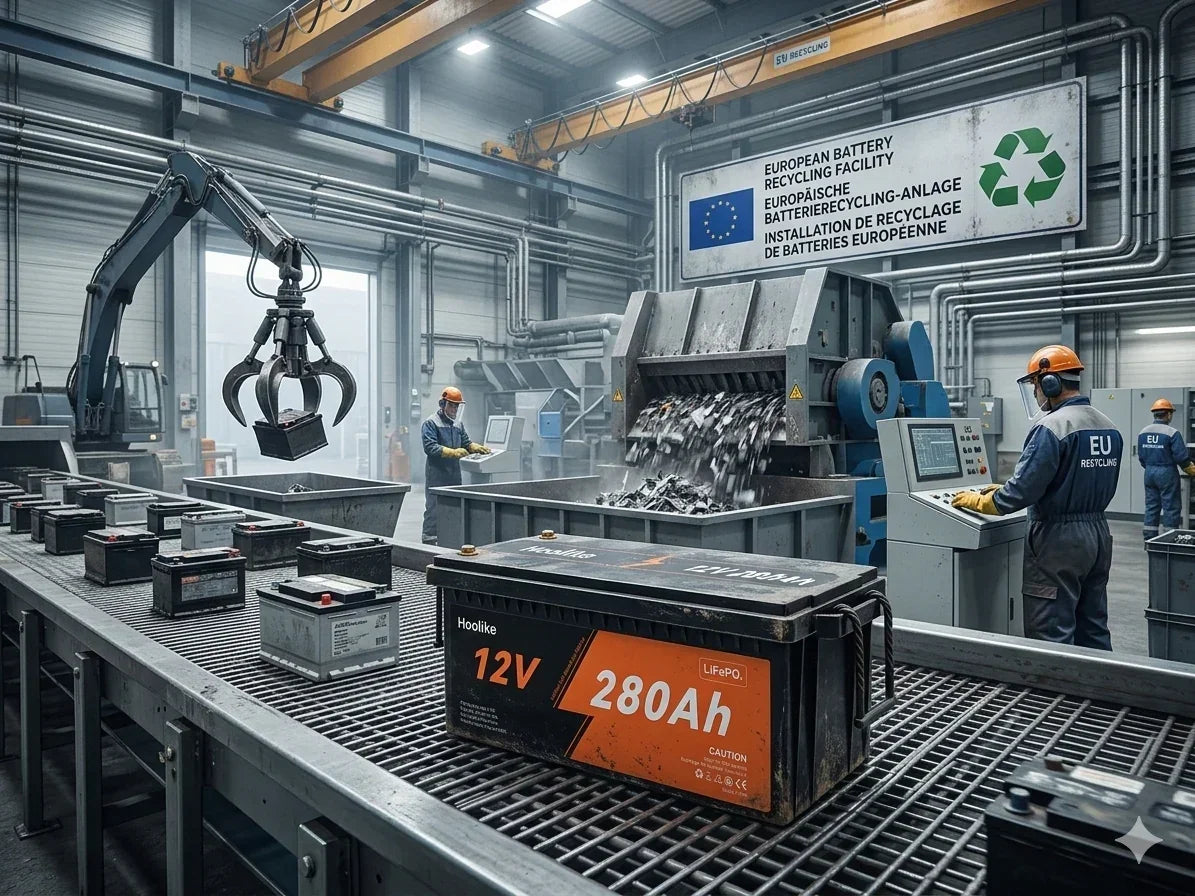 Sustainable Energy: A Guide to LiFePO4 Battery Recycling and the EU Circular Economy - Hoolike