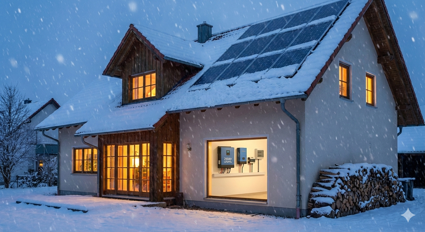 Stay Warm and Powered: Building a Home Solar System with a 280Ah LiFePO₄ Battery