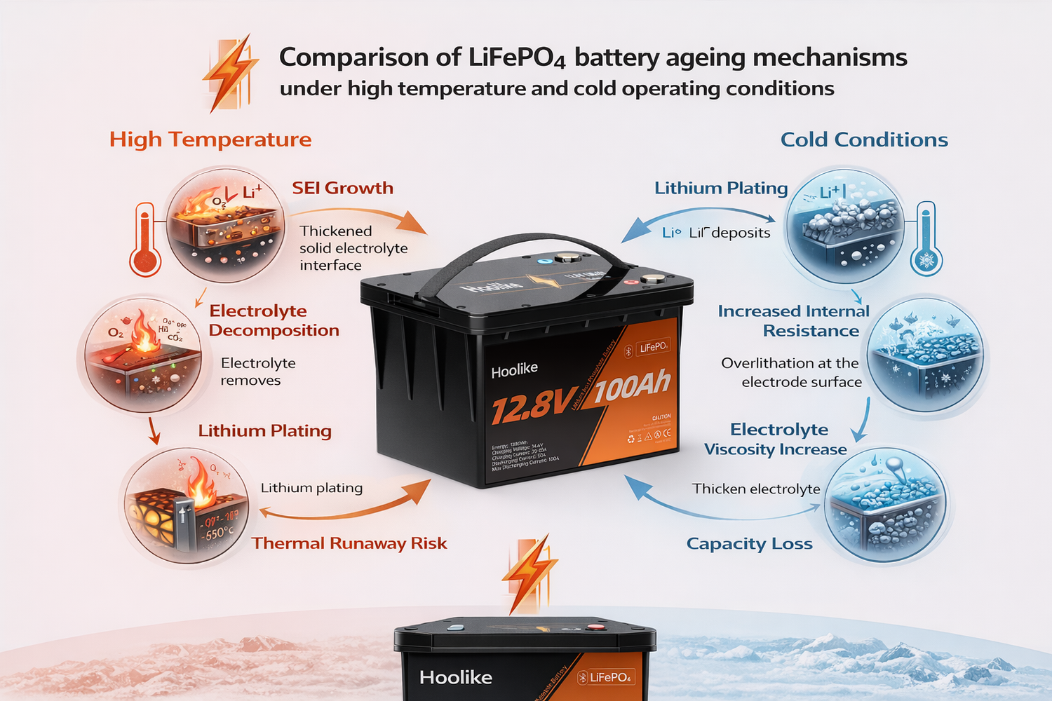 LiFePO₄ Battery Ageing Mechanisms