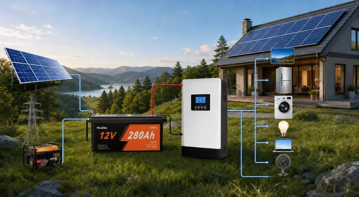 Match the LiFePO₄ Battery With an Inverter