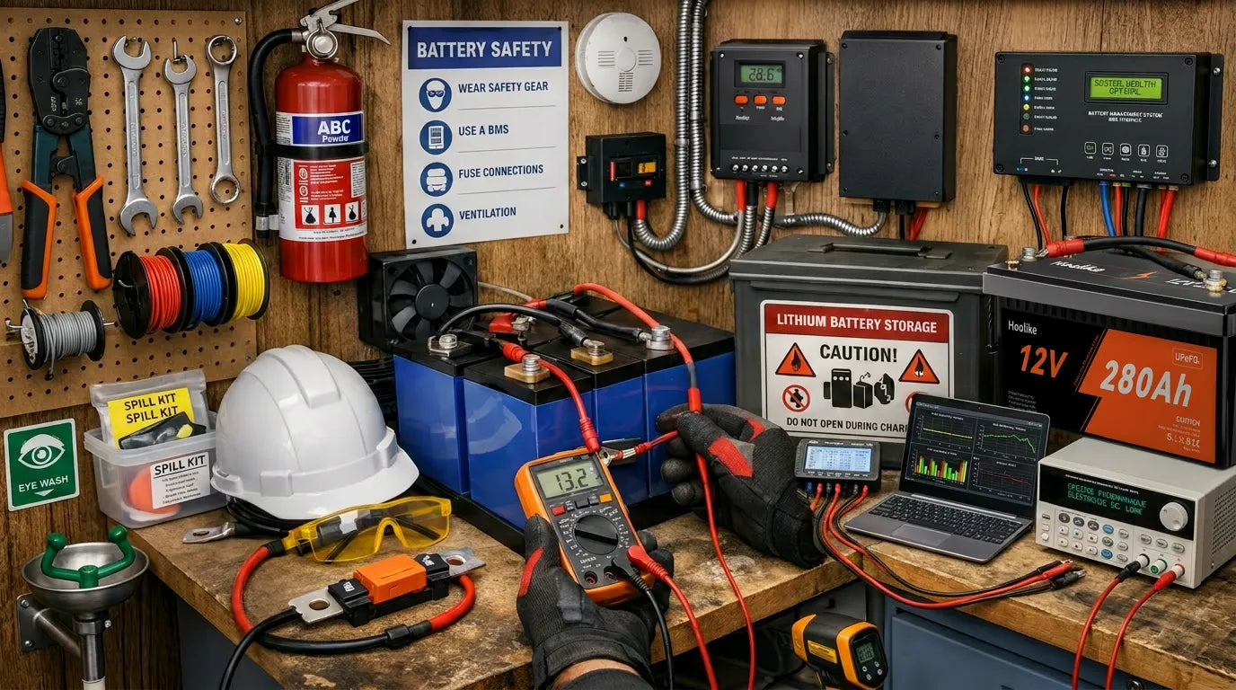 lifepo4 battery safety for diy solar and off-grid systems