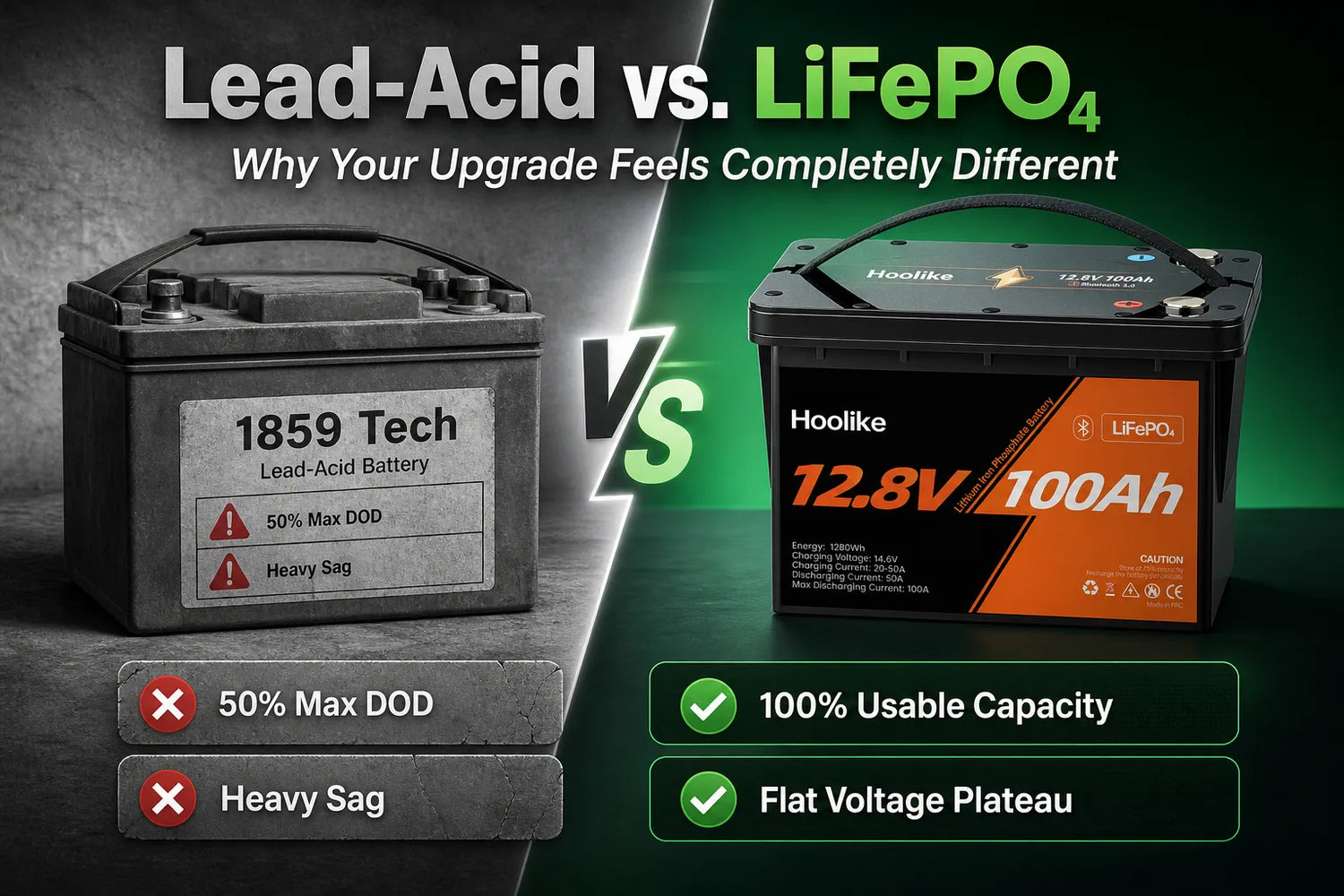 lead acid vs lifepo4 battery technology comparison