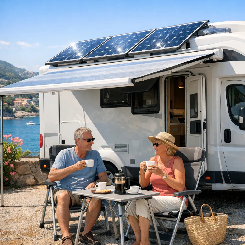 Hoolike summer off grid solar integration and RV DC wiring topology optimization