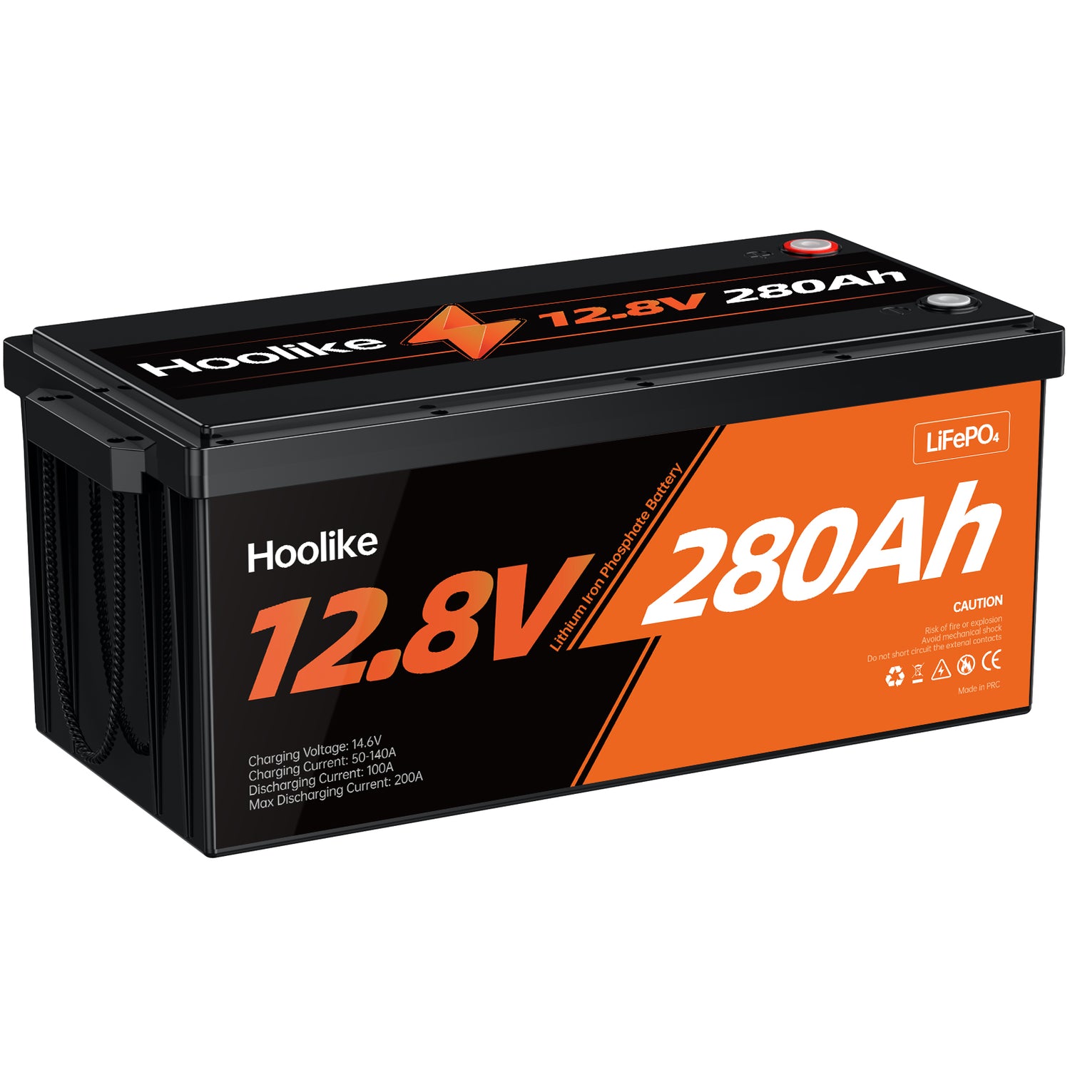 HOOLIKE 12.8V 280Ah Lithium Iron Phosphate (LiFePO4) Battery - Hoolike