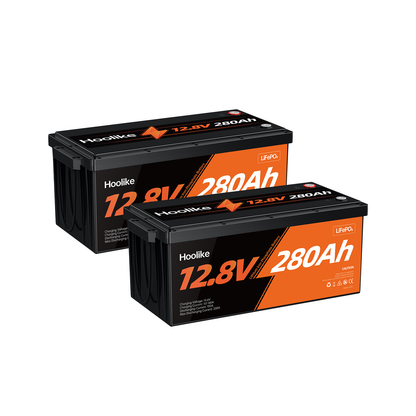 HOOLIKE 12.8V 280Ah Lithium Iron Phosphate (LiFePO4) Battery - Hoolike