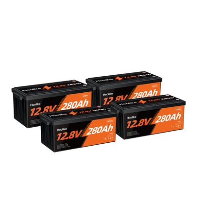 HOOLIKE 12.8V 280Ah Lithium Iron Phosphate (LiFePO4) Battery - Hoolike