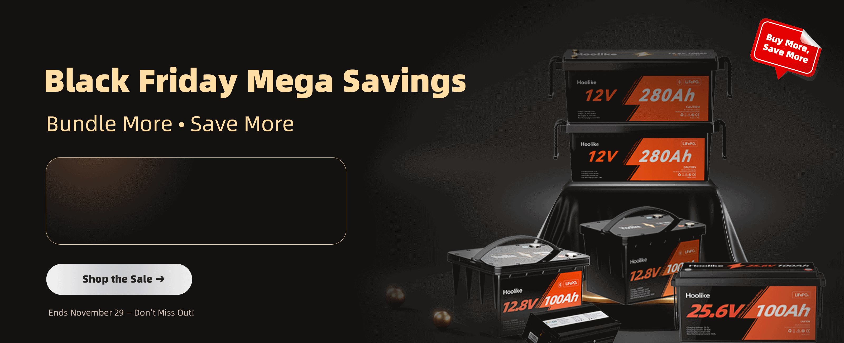 Hoolike Black Friday Sale 60% off